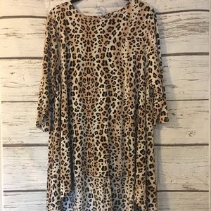 Chico’s Leopard Top, SZ 3, EUC!!